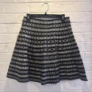 Cynthia Rowley Black & Cream Skirt